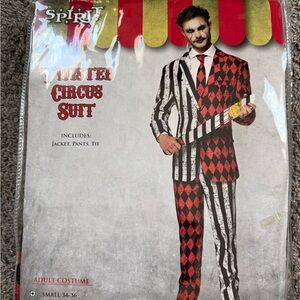 Spirit Red and Black Circus Suit